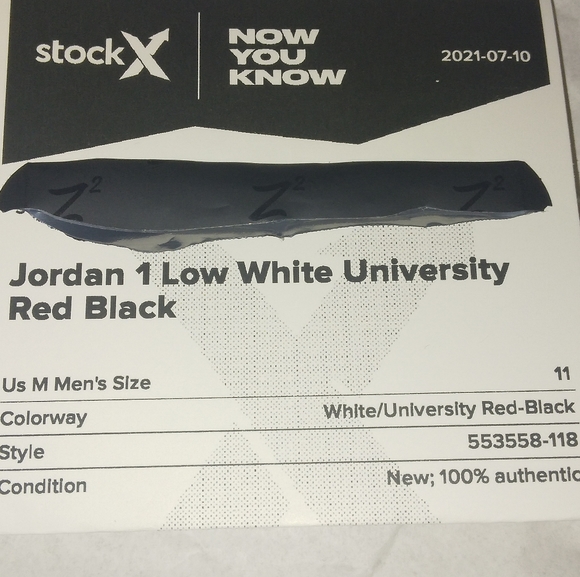 NIB- NIKE Air Jordan 1 low "Chicago" Men's 11 - Picture 10 of 10